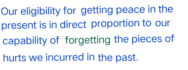 eligibility-for-peace-depends-on-forgetting-hurt