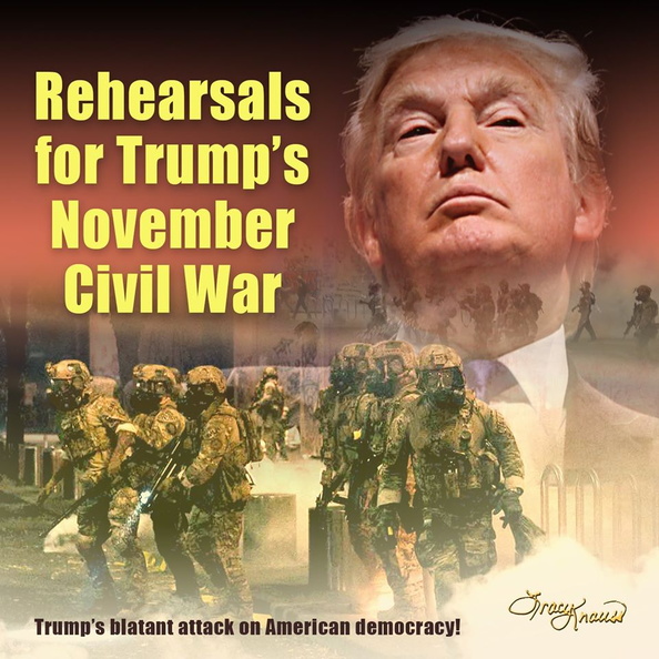 TrumpCivilWarRehersal