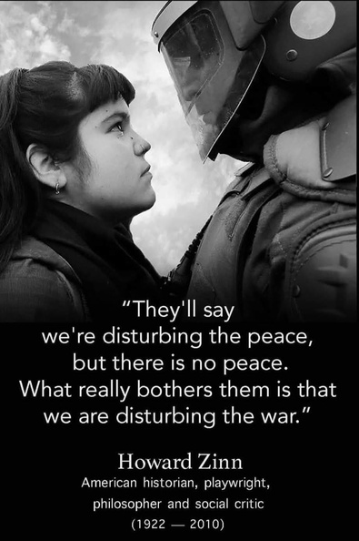 Zinn-on-Disturbing-War