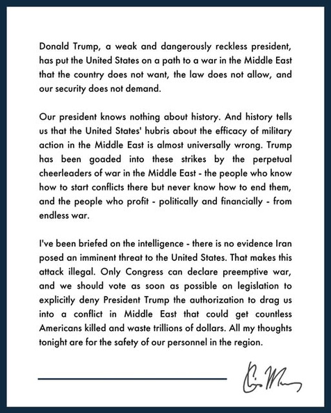 Senator-Murphy-on-Trumps-bombing-of-Iran