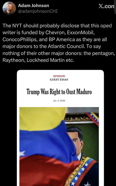NYTimes-lauds-Trump-kidnapping-of-Venezuela