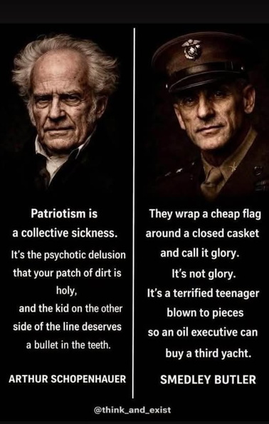 Schopenhauer-and-Smedley-Butler-on-war