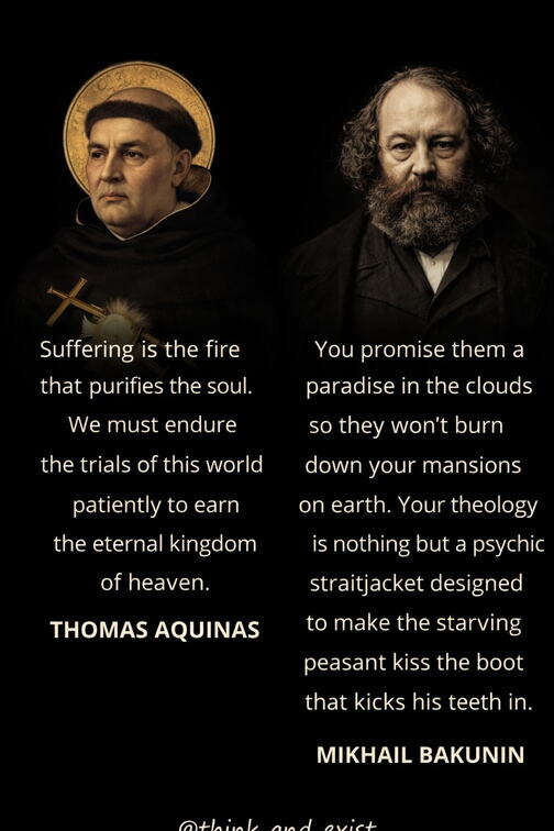 Thomas-Aquainas-versus-Mikhail-Bakunin-on-religion