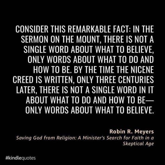 Sermon-on-the-Mount--versys-Nicene-Creed