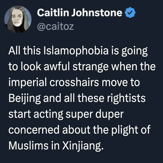 Caitlin-Johnstone-about-US-hypocrtical-concern-about-Muslims-in-China