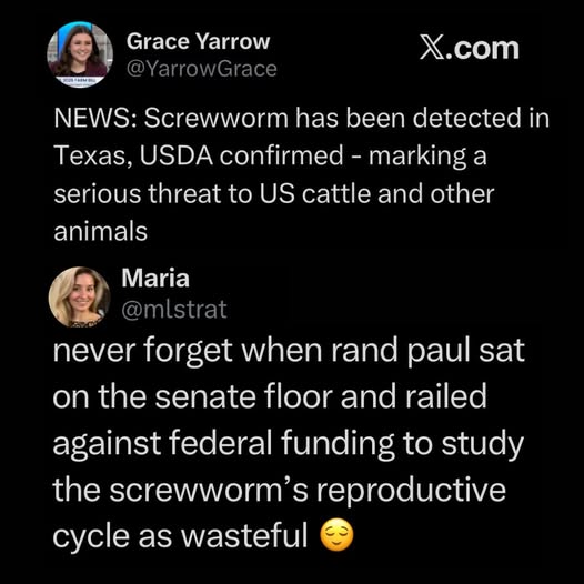 Screw-worm-funding
