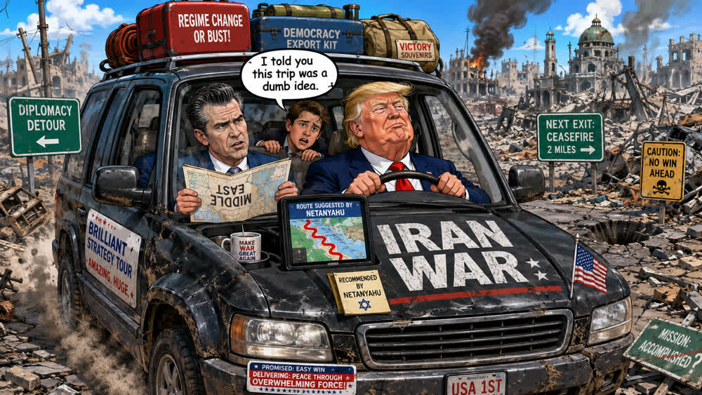 Trump-Hegseth-road-trip-recommeded-by-Netanyahu